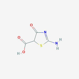 molecular formula C4H4N2O3S B1461632 2-Imino-4-oxo-thiazolidine-5-carboxylic acid CAS No. 947014-76-8