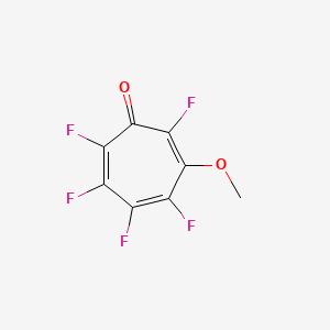 2,3,4,5,7-Pentafluoro-6-methoxycyclohepta-2,4,6-trien-1-one