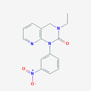 3-Ethyl-1-(3-nitrophenyl)-3,4-dihydropyrido[2,3-d]pyrimidin-2(1H)-one