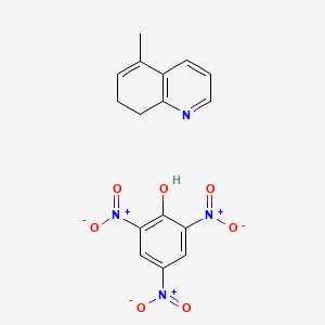 2,4,6-Trinitrophenol--5-methyl-7,8-dihydroquinoline (1/1)