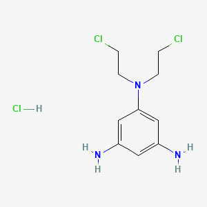 1,5-Benzenetriamine, N,N-bis(2-chloroethyl)-, dihydrochloride