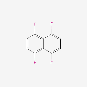 molecular formula C10H4F4 B14616443 1,4,5,8-Tetrafluoronaphthalene CAS No. 60188-51-4