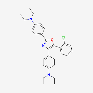 4,4'-[5-(2-Chlorophenyl)-1,3-oxazole-2,4-diyl]bis(N,N-diethylaniline)