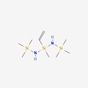 molecular formula C9H26N2Si3 B14616474 1-Ethenyl-1-methyl-N,N'-bis(trimethylsilyl)silanediamine CAS No. 58144-51-7