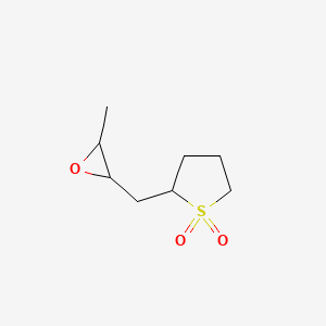 2-[(3-Methyloxiran-2-yl)methyl]-1lambda~6~-thiolane-1,1-dione