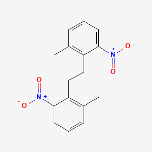 molecular formula C16H16N2O4 B14616478 1,1'-(Ethane-1,2-diyl)bis(2-methyl-6-nitrobenzene) CAS No. 59823-93-7