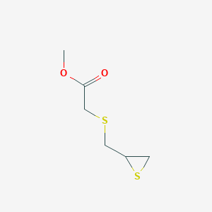 molecular formula C6H10O2S2 B14616480 Methyl {[(thiiran-2-yl)methyl]sulfanyl}acetate CAS No. 60786-02-9