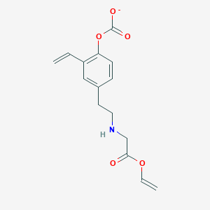 Ethenyl N-{2-[4-(carboxylatooxy)-3-ethenylphenyl]ethyl}glycinate