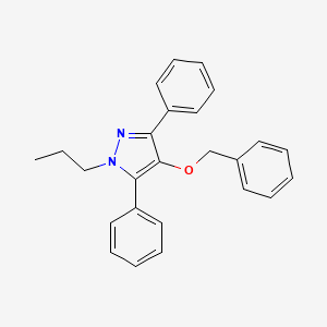 4-(Benzyloxy)-3,5-diphenyl-1-propyl-1H-pyrazole