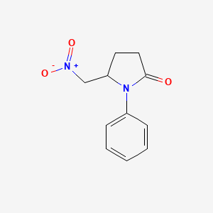 5-(Nitromethyl)-1-phenylpyrrolidin-2-one