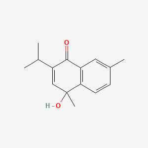 4-Hydroxy-4,7-dimethyl-2-(propan-2-yl)naphthalen-1(4h)-one