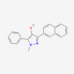 1-Methyl-3-(naphthalen-2-yl)-5-phenyl-1H-pyrazol-4-ol