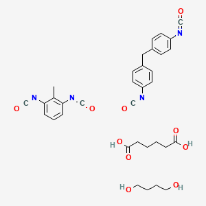 Butane-1,4-diol;1,3-diisocyanato-2-methylbenzene;hexanedioic acid;1-isocyanato-4-[(4-isocyanatophenyl)methyl]benzene