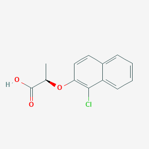 (2R)-2-[(1-Chloronaphthalen-2-yl)oxy]propanoic acid