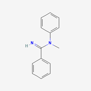 N-Methyl-N-phenylbenzenecarboximidamide