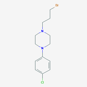 molecular formula C13H18BrClN2 B1461660 1-(3-Bromopropyl)-4-(4-chlorophenyl)piperazine CAS No. 1192490-64-4