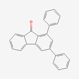 molecular formula C25H16O B14616615 1,3-Diphenyl-9h-fluoren-9-one CAS No. 59707-10-7