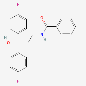 N-[3,3-Bis(4-fluorophenyl)-3-hydroxypropyl]benzamide