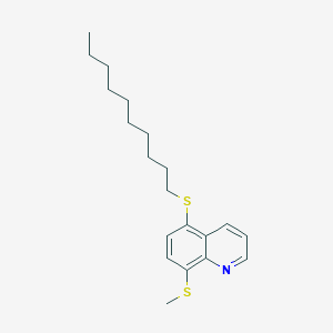 5-(Decylsulfanyl)-8-(methylsulfanyl)quinoline