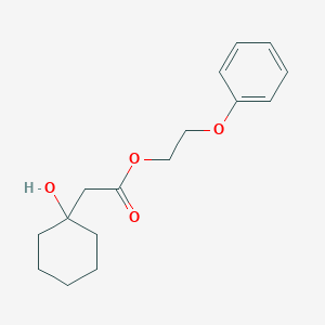 2-Phenoxyethyl (1-hydroxycyclohexyl)acetate