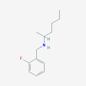 [(2-Fluorophenyl)methyl](hexan-2-yl)amine