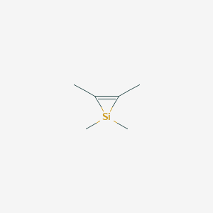 molecular formula C6H12Si B14616659 1,1,2,3-Tetramethyl-1H-silirene CAS No. 60323-47-9