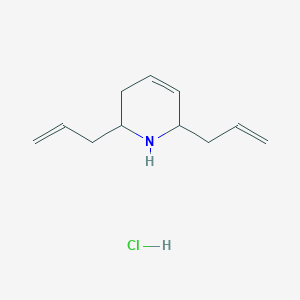 molecular formula C11H18ClN B1461669 2,6-Diallyl-1,2,3,6-tetrahydropyridine hydrochloride CAS No. 1158608-17-3