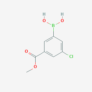 (3-Chloro-5-(methoxycarbonyl)phenyl)boronic acid