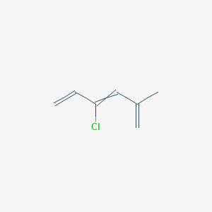 molecular formula C7H9Cl B14616776 4-Chloro-2-methylhexa-1,3,5-triene CAS No. 57833-37-1