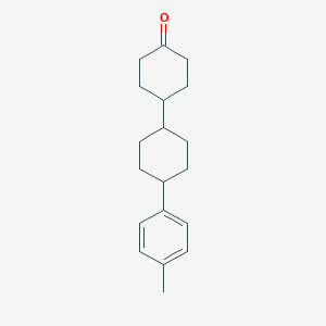 molecular formula C19H26O B146168 反式-4'-(对甲基苯基)-[1,1'-联(环己烷)]-4-酮 CAS No. 125962-80-3