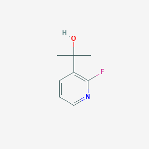 molecular formula C8H10FNO B1461683 2-(2-氟吡啶-3-基)丙-2-醇 CAS No. 40247-48-1