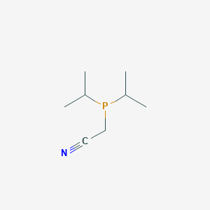 molecular formula C8H16NP B14616840 2-Di(propan-2-yl)phosphanylacetonitrile CAS No. 58309-93-6