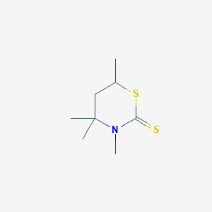 2H-1,3-Thiazine-2-thione, tetrahydro-3,4,4,6-tetramethyl-