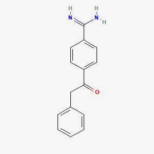 Benzenecarboximidamide, 4-(phenylacetyl)-