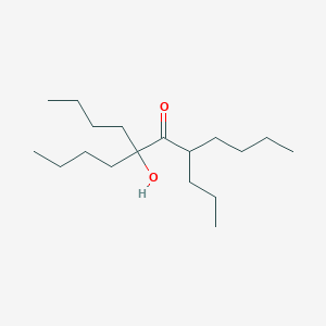 molecular formula C18H36O2 B14616887 5-Butyl-5-hydroxy-7-propylundecan-6-one CAS No. 59373-68-1