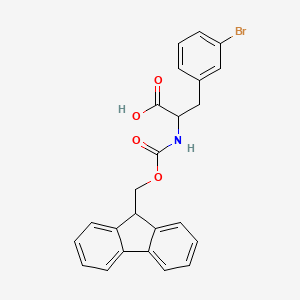 molecular formula C24H20BrNO4 B1461689 Fmoc-D-phe(3-Br)-OH CAS No. 1105045-66-6