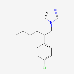 1H-Imidazole, 1-[2-(4-chlorophenyl)hexyl]-