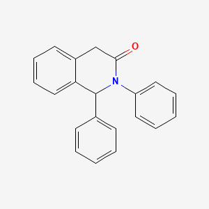 molecular formula C21H17NO B14616899 3(2H)-Isoquinolinone, 1,4-dihydro-1,2-diphenyl- CAS No. 59443-66-2