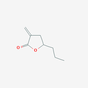 molecular formula C8H12O2 B14616904 3-Methylidene-5-propyloxolan-2-one CAS No. 58557-30-5