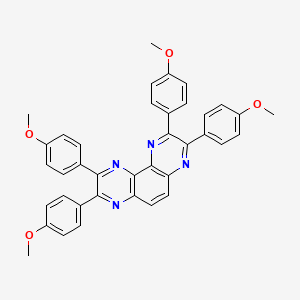 2,3,8,9-Tetrakis(4-methoxyphenyl)pyrazino[2,3-F]quinoxaline