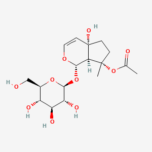 molecular formula C17H26O10 B1461693 Reptoside CAS No. 53839-03-5