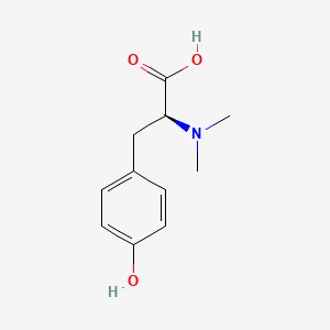 molecular formula C11H15NO3 B1461695 (2S)-2-(dimethylamino)-3-(4-hydroxyphenyl)propanoic acid CAS No. 17350-74-2