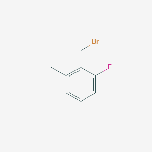 molecular formula C8H8BrF B1461696 2-(Bromomethyl)-1-fluoro-3-methylbenzene CAS No. 886502-18-7