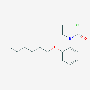 Carbamic chloride, ethyl[2-(hexyloxy)phenyl]-