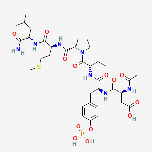Ac-Asp-Tyr(PO3H2)-Val-Pro-Met-Leu-NH2