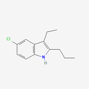 molecular formula C13H16ClN B1461702 5-chloro-3-ethyl-2-propyl-1H-indole CAS No. 952014-04-9