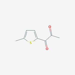 molecular formula C8H8O2S B14617029 1-(5-Methylthiophen-2-yl)propane-1,2-dione CAS No. 59020-83-6