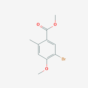 molecular formula C10H11BrO3 B1461703 5-溴-4-甲氧基-2-甲基苯甲酸甲酯 CAS No. 1131587-94-4