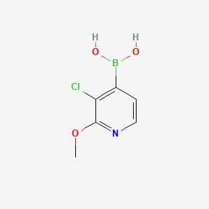 molecular formula C6H7BClNO3 B1461705 3-Chloro-2-methoxypyridine-4-boronic acid CAS No. 957060-88-7