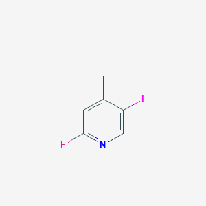 molecular formula C6H5FIN B1461707 2-Fluoro-5-iodo-4-methylpyridine CAS No. 1184913-75-4